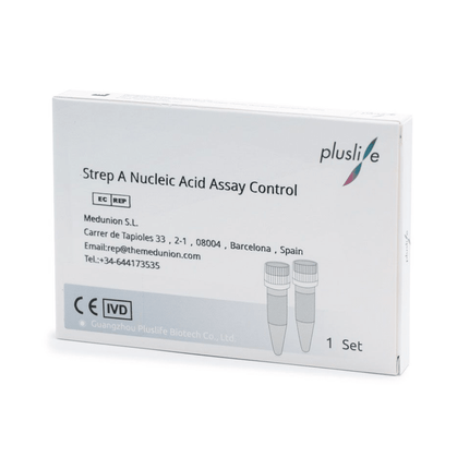 Pluslife Strep A Nukleinsäure PCR Kontrollkit | Packung (1 Paar)