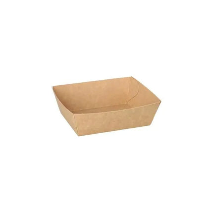 PAPSTAR 50 Snacktrays, Pappe "pure" - braun