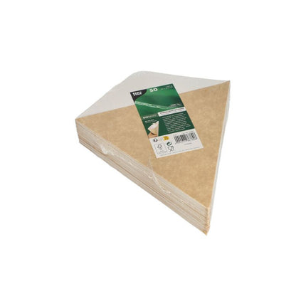 PAPSTAR "pure" Pommes-Frites-Spitztüten mit Dip-Ecke Pappe 19,5 cm x 16,5 cm braun/weiss Füllinhalt 100 g