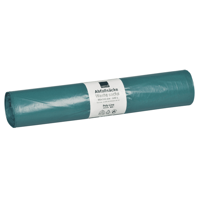 Abfallsäcke 140 L, 900x1100 mm, 38 my LDPE, Blau    | Rolle (25 Beutel)