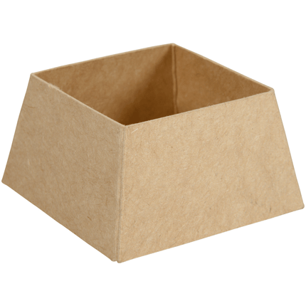 Eierbecher, 45 x 35 mm, Kraft, Braun   | Packung (100 Stück)