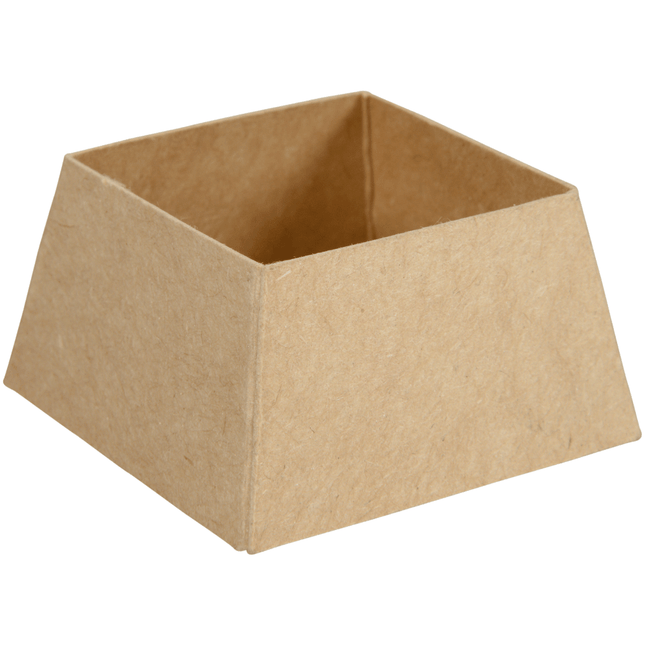 Eierbecher, 45 x 35 mm, Kraft, Braun   | Packung (100 Stück)
