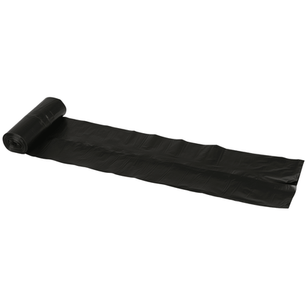 Abfallsäcke 120 L, 25 my LLDPE, Schwarz    | Rolle (10 Beutel)