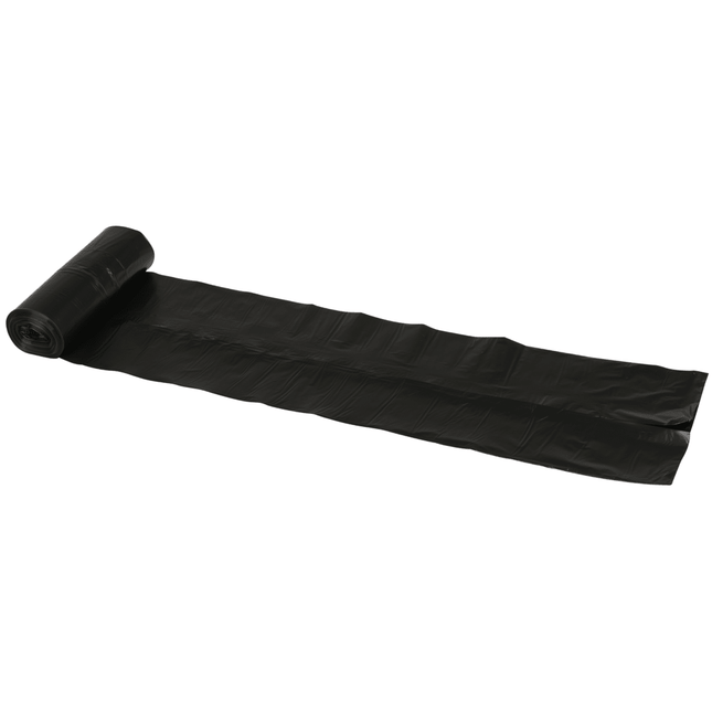 Abfallsäcke 120 L, 25 my LLDPE, Schwarz    | Rolle (10 Beutel)