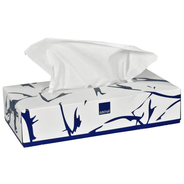 Kosmetiktücher, 2-lagig, 19,5x20 cm, Hochweiß    | Packung (100 Stück)
