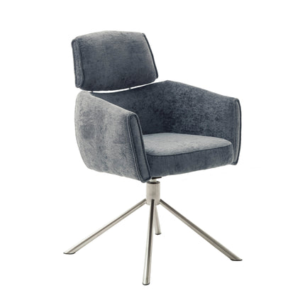 QUEBEC 4-Fuß Stuhl mit Armlehnen & Griff - 2er Set