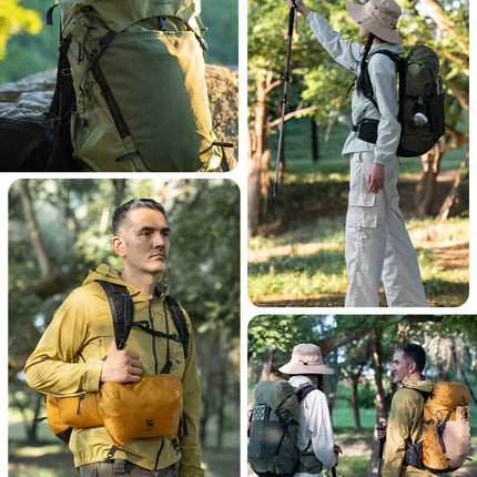 Qunature 25L Wanderrucksack atmungsaktiv - mit abnehmbarer Tasche & Seitenzugang