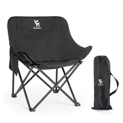 Qunature Campingstuhl Faltbar Tragbarer Camping Stuhl mit Tragetasche und Tragegriff 120KG/60KG