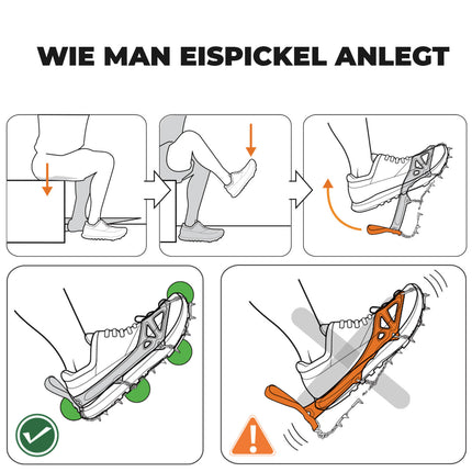 Qunature Leichtgewichtige Eispickel für Wander