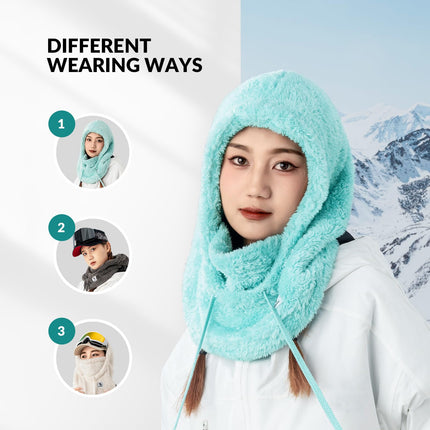 Qunature Sturmhaube Winter Warme Balaclava Thermo Winddichte Sturmmaske Skimaske