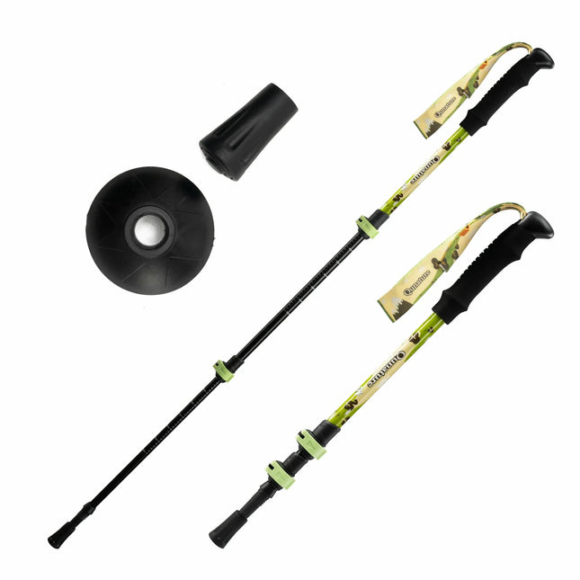 Qunature Wanderstöcke Kinder, 51–100 cm verstellbar Trekkingstöcke, Aluminium 1 Stück