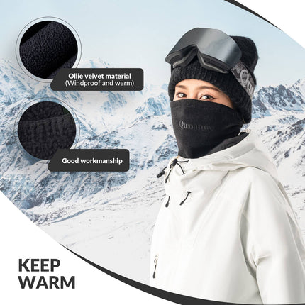 Qunature Winddichte Fleece Sturmhaube Balaclava Skimaske Warm