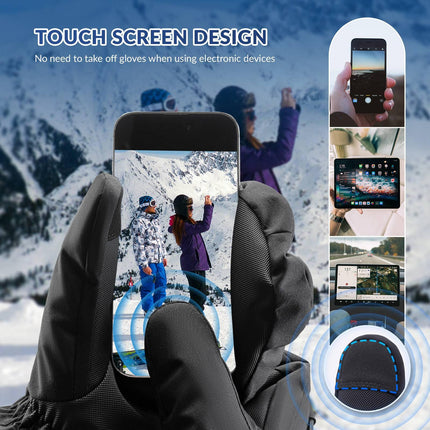 Qunature Winter Skihandschuhe für Herren & Damen