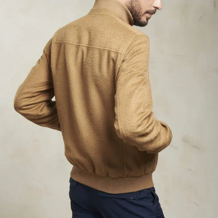 KUNA | Bomberjacke NADRIAN aus Alpaka-Wolle – Essentials für Herren