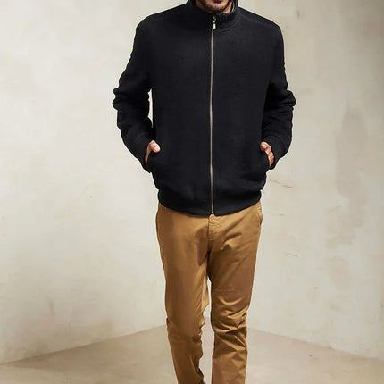 KUNA | Bomberjacke NADRIAN aus Alpaka-Wolle – Essentials für Herren