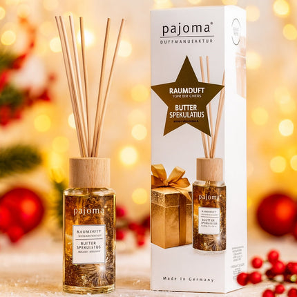 Raumduft 100 ml, mit 10 Rattanstäbchen, Winter-Edition