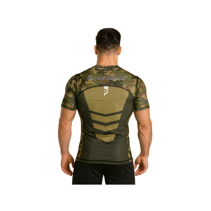 Green Hill Rash Guard Camo