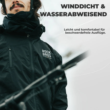ROAD TO SKY Fahrradjacke Winddicht Atmungsaktiv für MTB & Rennrad