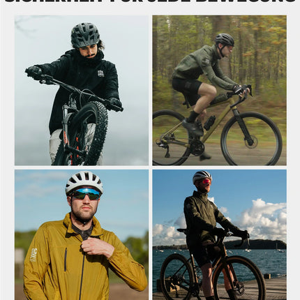 ROAD TO SKY Fahrradjacke Winddicht Atmungsaktiv für MTB & Rennrad
