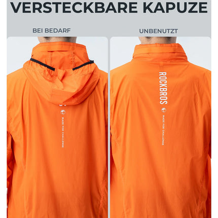 ROAD TO SKY Fahrradjacke Winddicht Atmungsaktiv für MTB & Rennrad