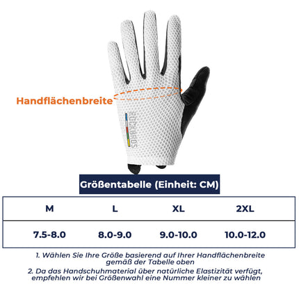 ROAD TO SKY Touchscreen Fahrradhandschuhe SBR Polsterung atmungsaktiv