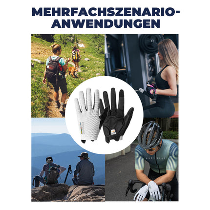 ROAD TO SKY Touchscreen Fahrradhandschuhe SBR Polsterung atmungsaktiv
