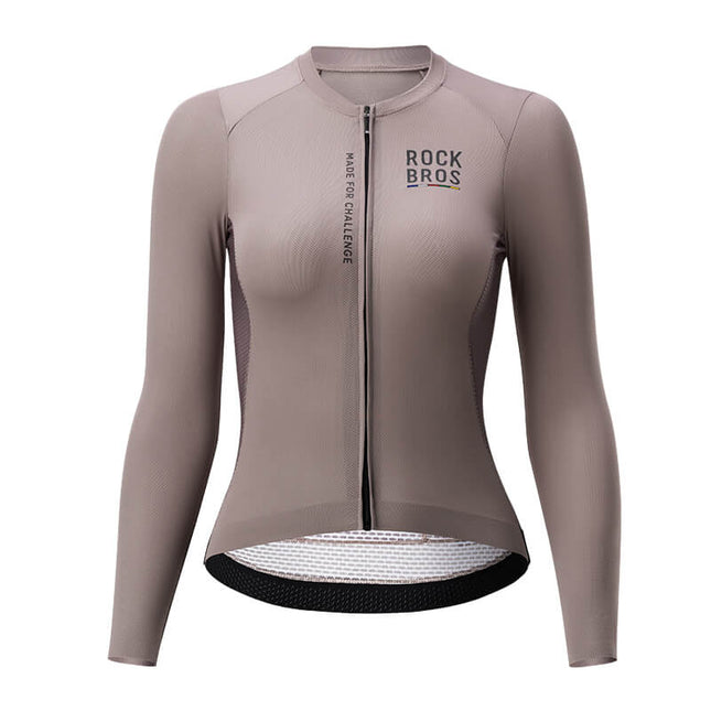 ROAD TO SKY Damen Langarm-Radtrikot Fahrrad Jersey für MTB & Rennrad