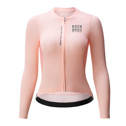 ROAD TO SKY Damen Langarm-Radtrikot Fahrrad Jersey für MTB & Rennrad