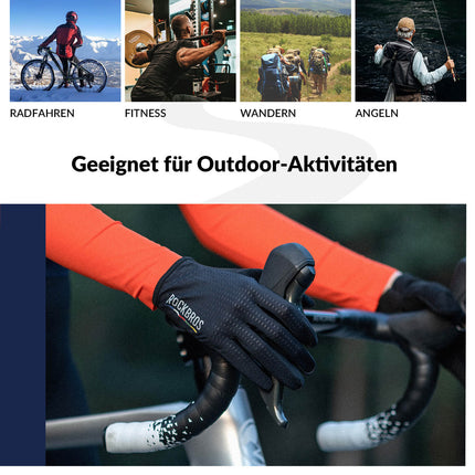 ROAD TO SKY Fahrradhandschuhe Atmungsaktiv mit Touchscreen Sommer/Frühling