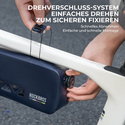 ROAD TO SKY 100 % Wasserdicht Rahmentasche 1,7 L