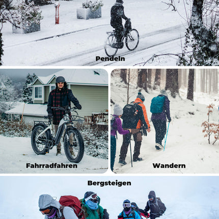 ROCKBROS Beheizbare Fahrradjacke mit Typ-C-Anschluss