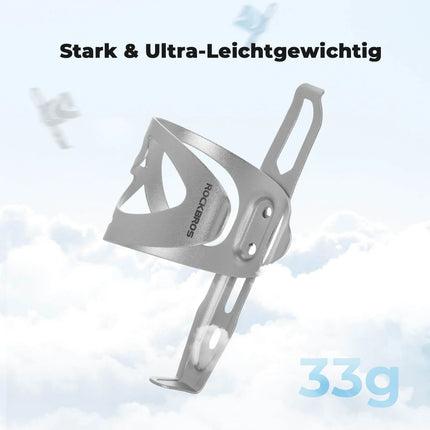 ROCKBROS Fahrrad Flaschenhalter Ultra-Leicht - 33g Alu-Legierung für MTB/Rennrad