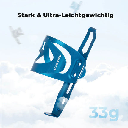 ROCKBROS Fahrrad Flaschenhalter Ultra-Leicht - 33g Alu-Legierung für MTB/Rennrad