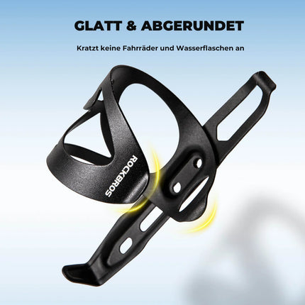 ROCKBROS Fahrrad Flaschenhalter Ultra-Leicht - 33g Alu-Legierung für MTB/Rennrad