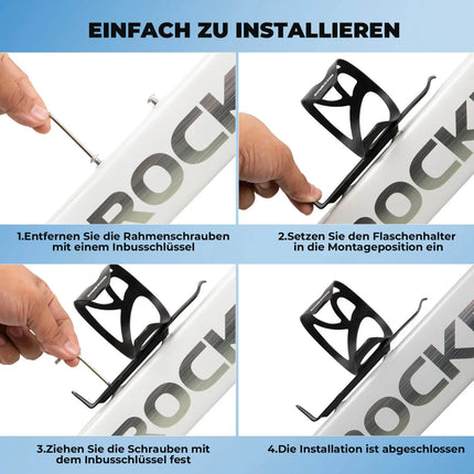 ROCKBROS Fahrrad Flaschenhalter Ultra-Leicht - 33g Alu-Legierung für MTB/Rennrad