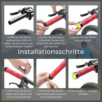 Fahrrad Lenkergriffe Doppelverschluss für 22,2mm Lenke