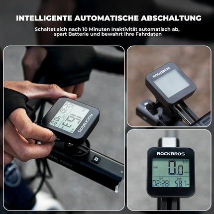 ROCKBROS Fahrradcomputer Kabellos G1