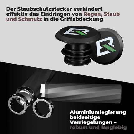 ROCKBROS Fahrradgriffe rutschfest Doppelverschluss 22,2mm