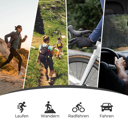 ROCKBROS Fahrradhandschuhe Touchscreen-fähig mit SBR-Polsterung