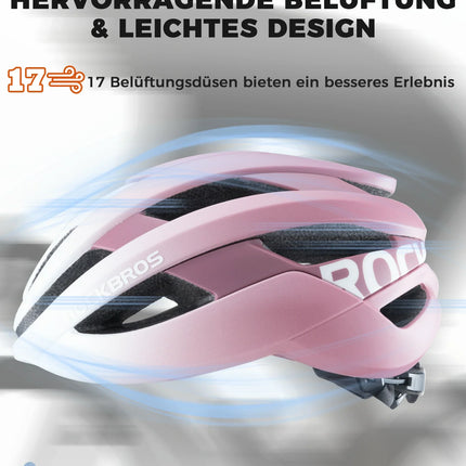 ROCKBROS Fahrradhelm Sport Mountainbike Schutzhelm Atmungsaktiv 54-58cm