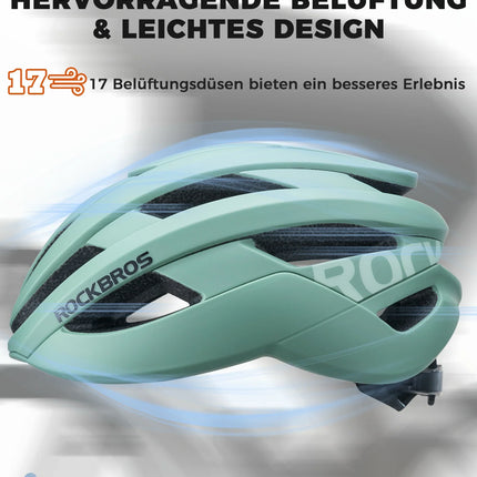 ROCKBROS Fahrradhelm Sport Mountainbike Schutzhelm Atmungsaktiv 54-58cm
