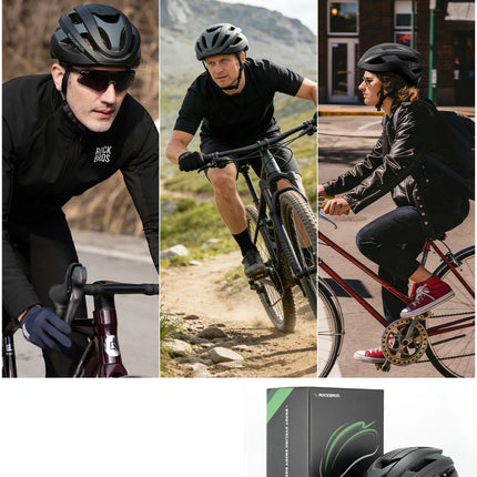 ROCKBROS Fahrradhelm Sport Mountainbike Schutzhelm Atmungsaktiv 54-58cm