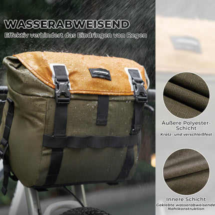 Fahrradtasche Lenkertasche 13,5–24 L