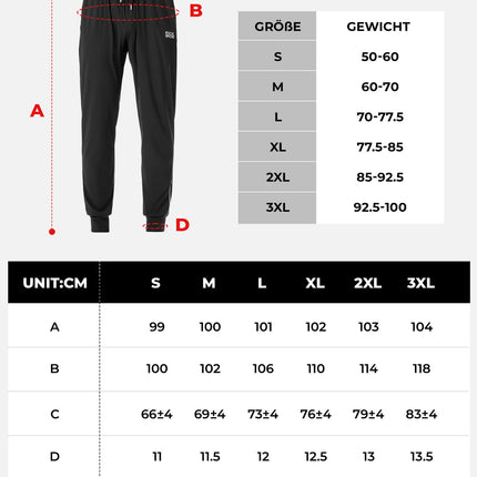 ROCKBROS Herren Fahrradhose Elastische Passform Sicherheitsstreifen