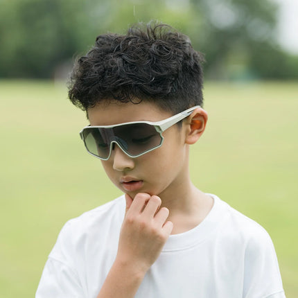 ROCKBROS Kinder Fahrradbrille UV400-Schutz Selbsttönend Sonnenbrille