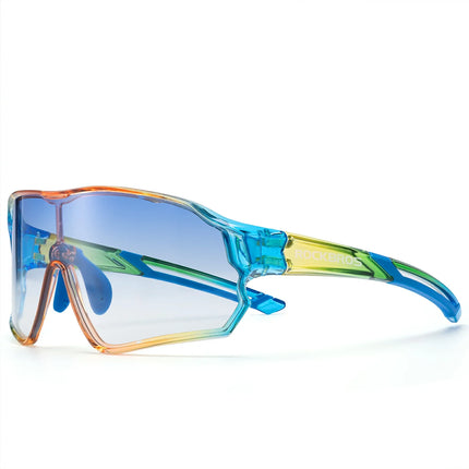 ROCKBROS Kinder Fahrradbrille UV400-Schutz Selbsttönend Sonnenbrille
