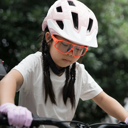 ROCKBROS Kinder Fahrradbrille UV400-Schutz Selbsttönend Sonnenbrille