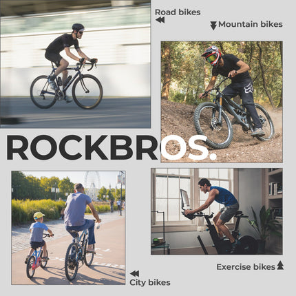 ROCKBROS Fahrradsattel Atmungsaktiv Sattelbezug Regenschutz Rot/Blau