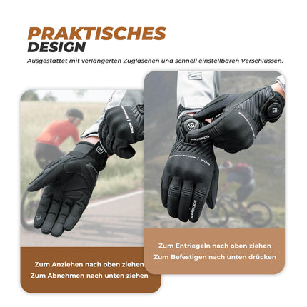 ROCKBROS Motorradhandschuhe Atmungsaktiv Handschuhe Touchscreen