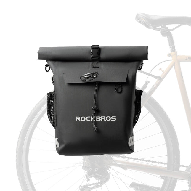 3 in 1 Wasserdicht Gepäckträgertasche Rucksack Umhängetasche 18L